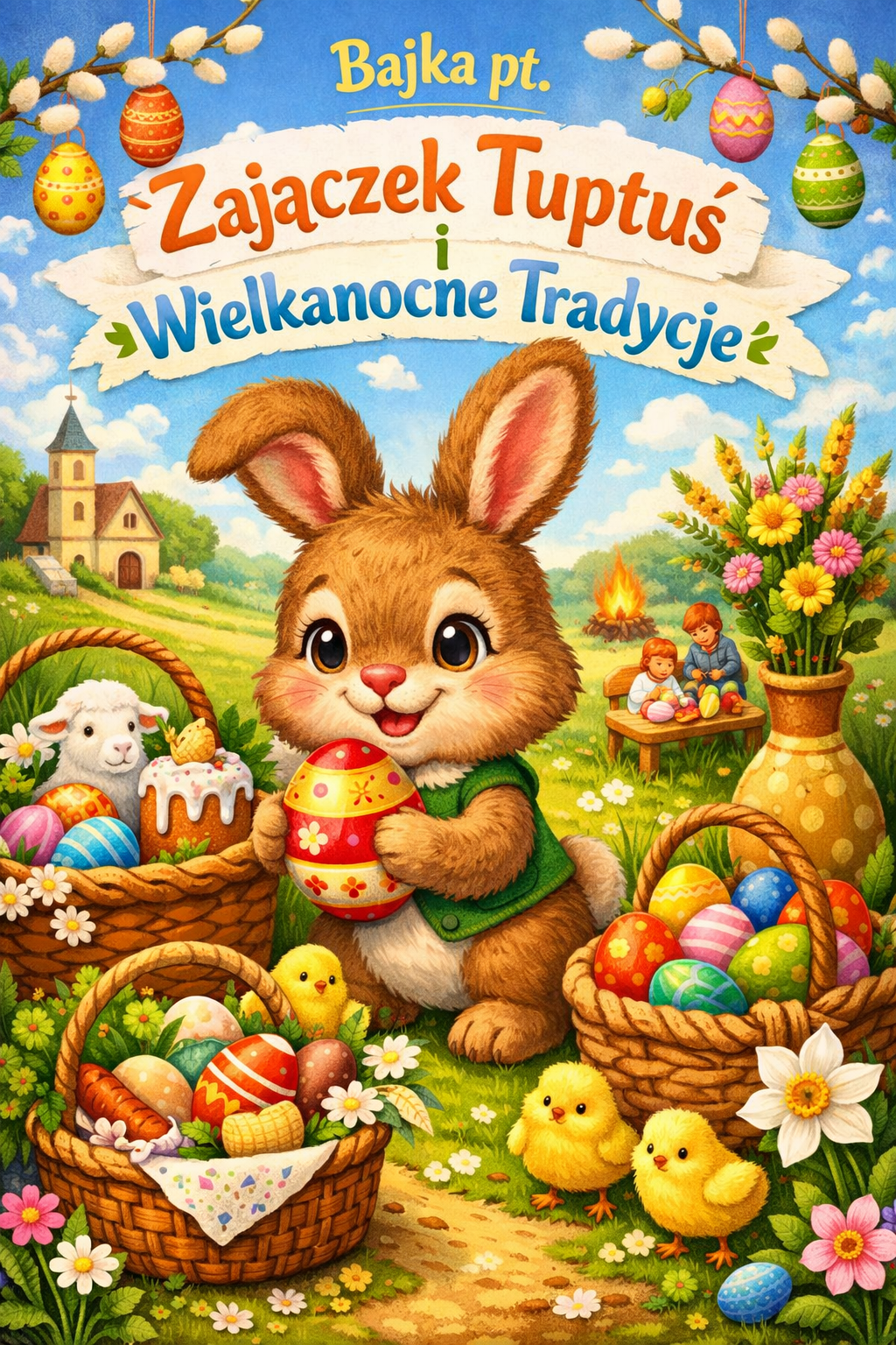 Bajka pt. „Zajączek Tuptuś i Wielkanocne Tradycje”