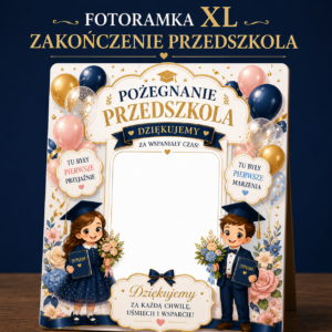 Fotoramka XL zakończenie przedszkola