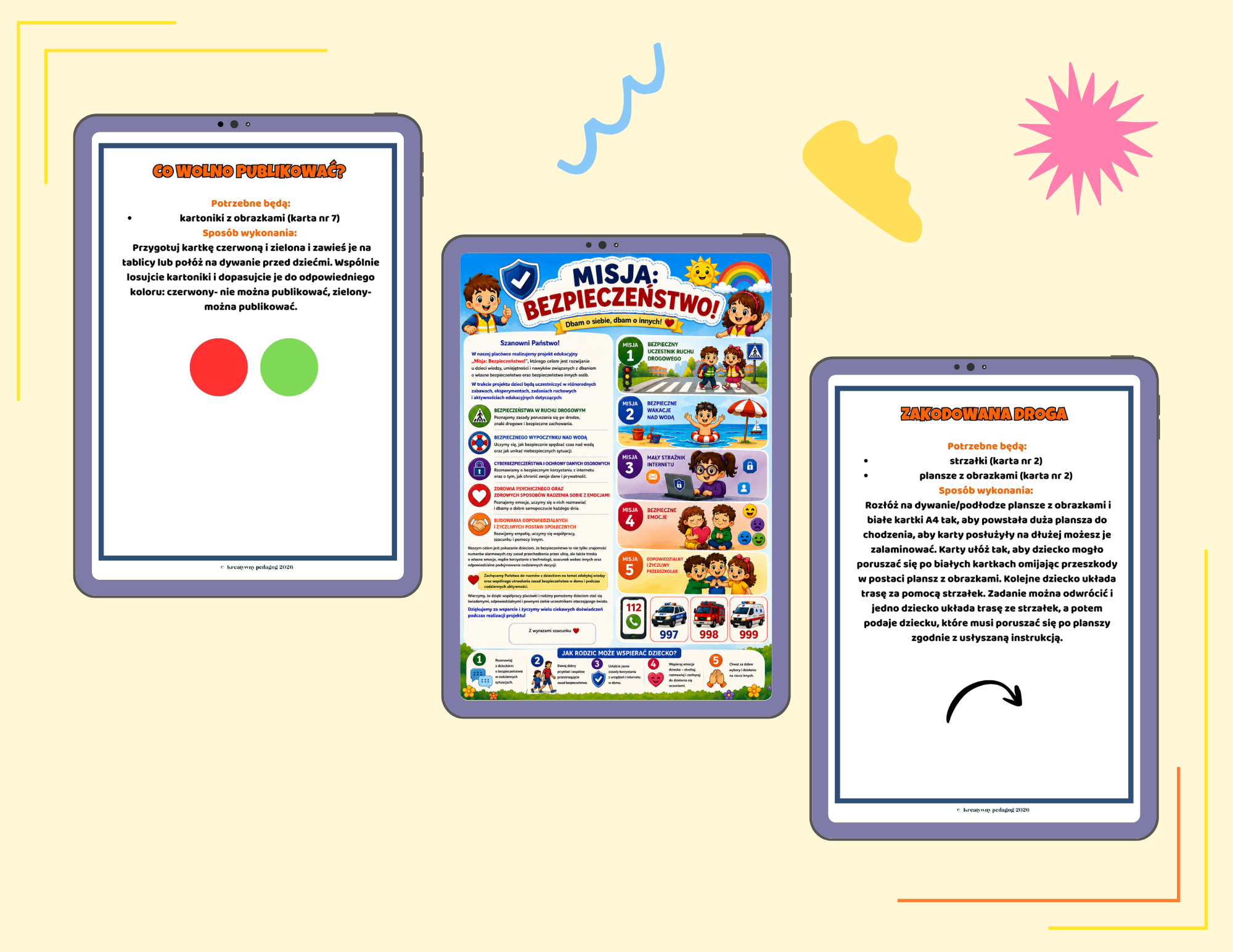"Misja: Bezpieczeństwo!"- projekt edukacyjny - obrazek 3