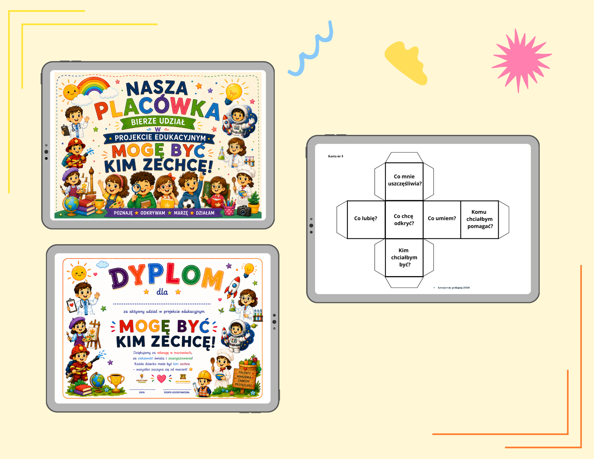 "Mogę być kim zechcę!"- projekt edukacyjny - obrazek 3
