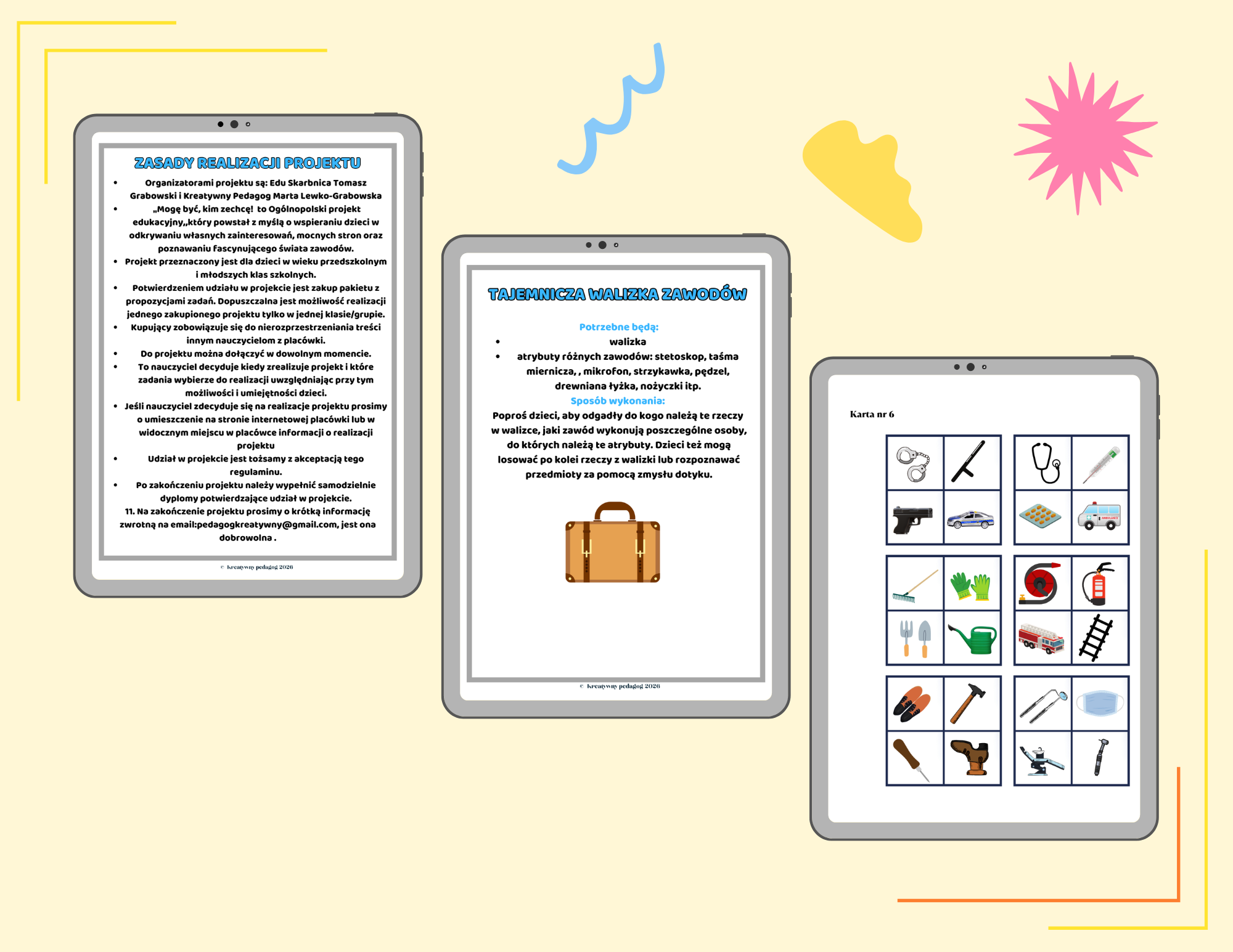 "Mogę być kim zechcę!"- projekt edukacyjny - obrazek 2