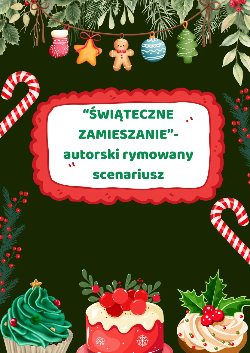 „Świąteczne zamieszanie”- autorski rymowany scenariusz